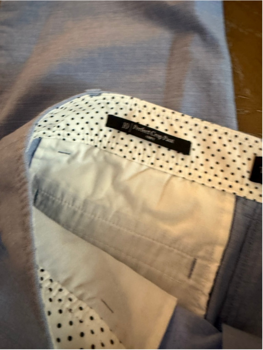 Talbots Women's Light Blue Crop Pants Size 10 - Picture 5 of 9